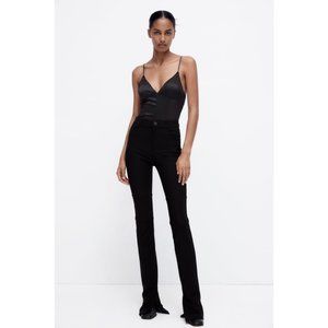 Zara slit hem leggings